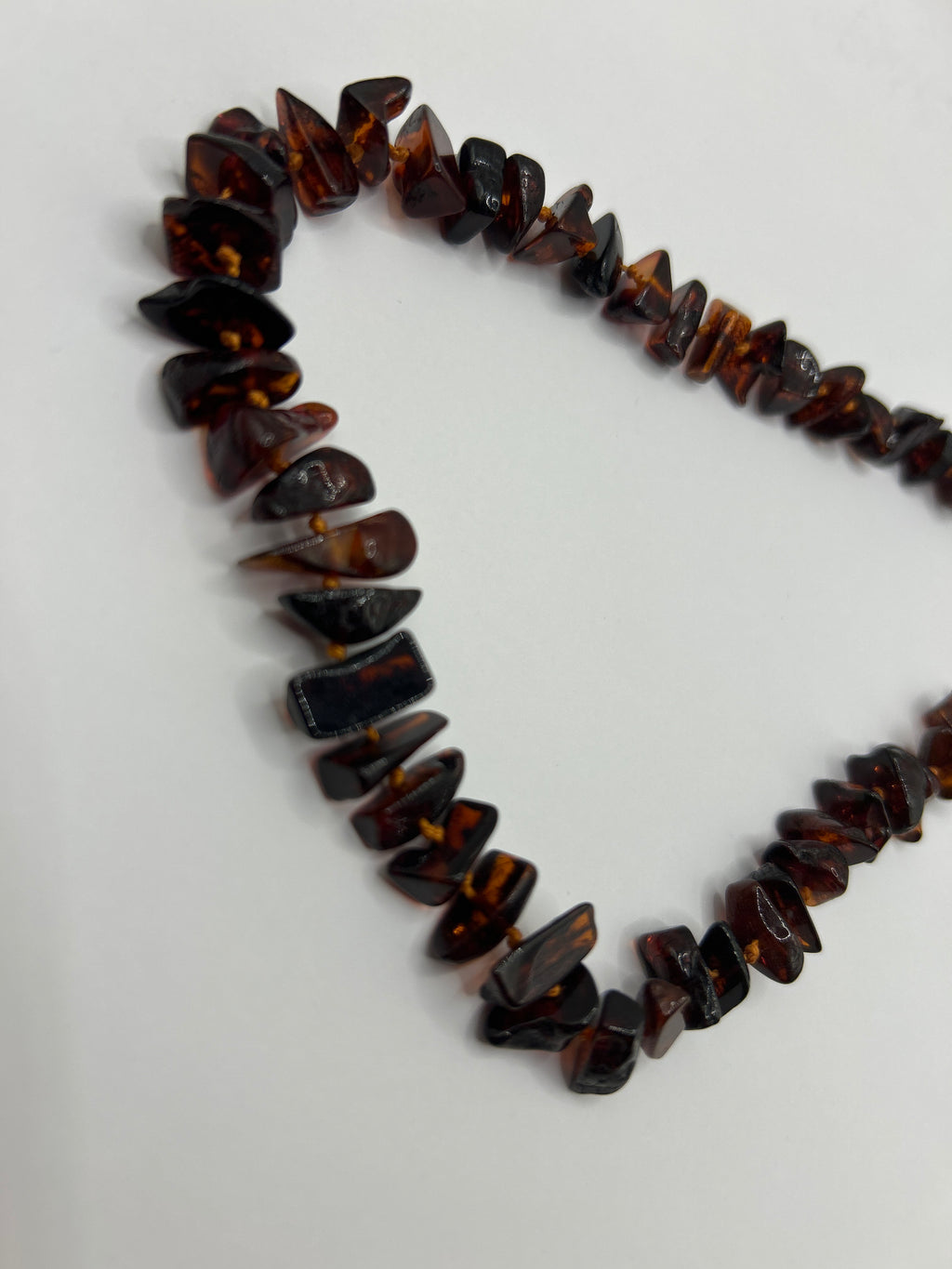 Gorgeous Dark Polished Amber- Vintage