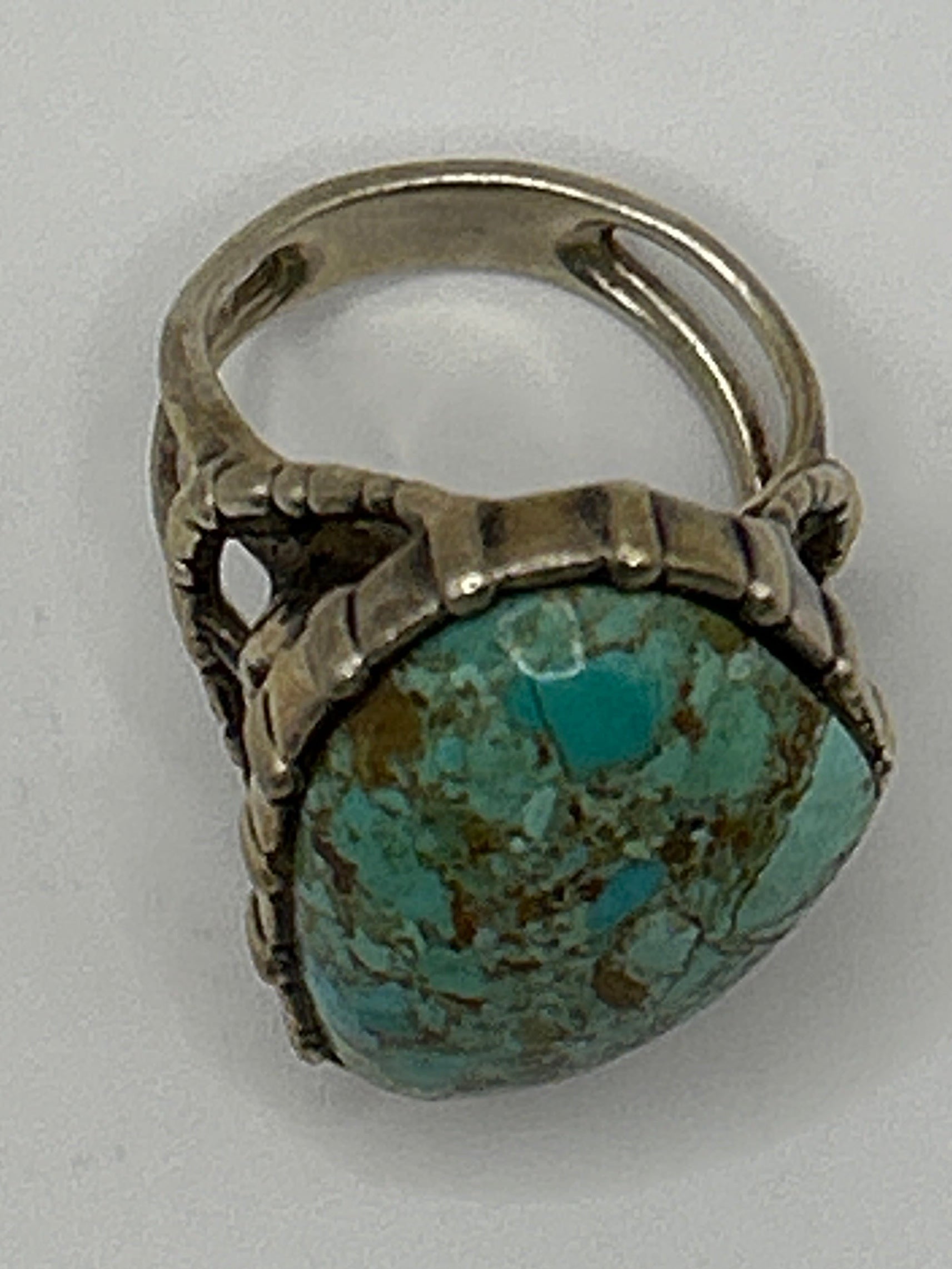 Vintage Turquoise and Sterling Ring
