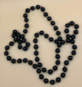 14k and onyx bead necklace