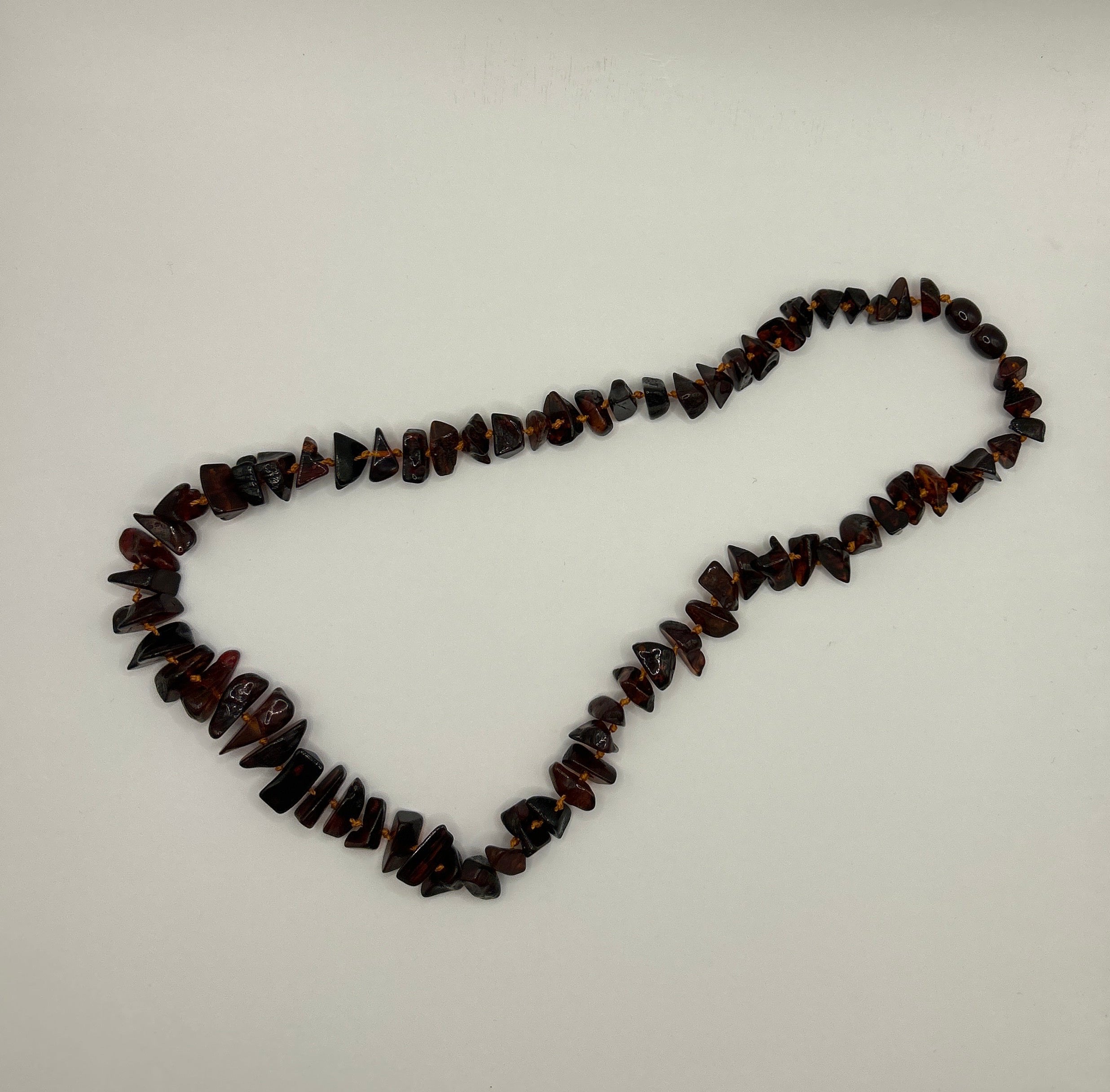 Gorgeous Dark Polished Amber- Vintage