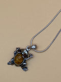 Vintage 925 Amber Necklace