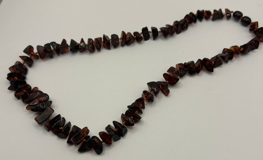 Gorgeous Dark Polished Amber- Vintage