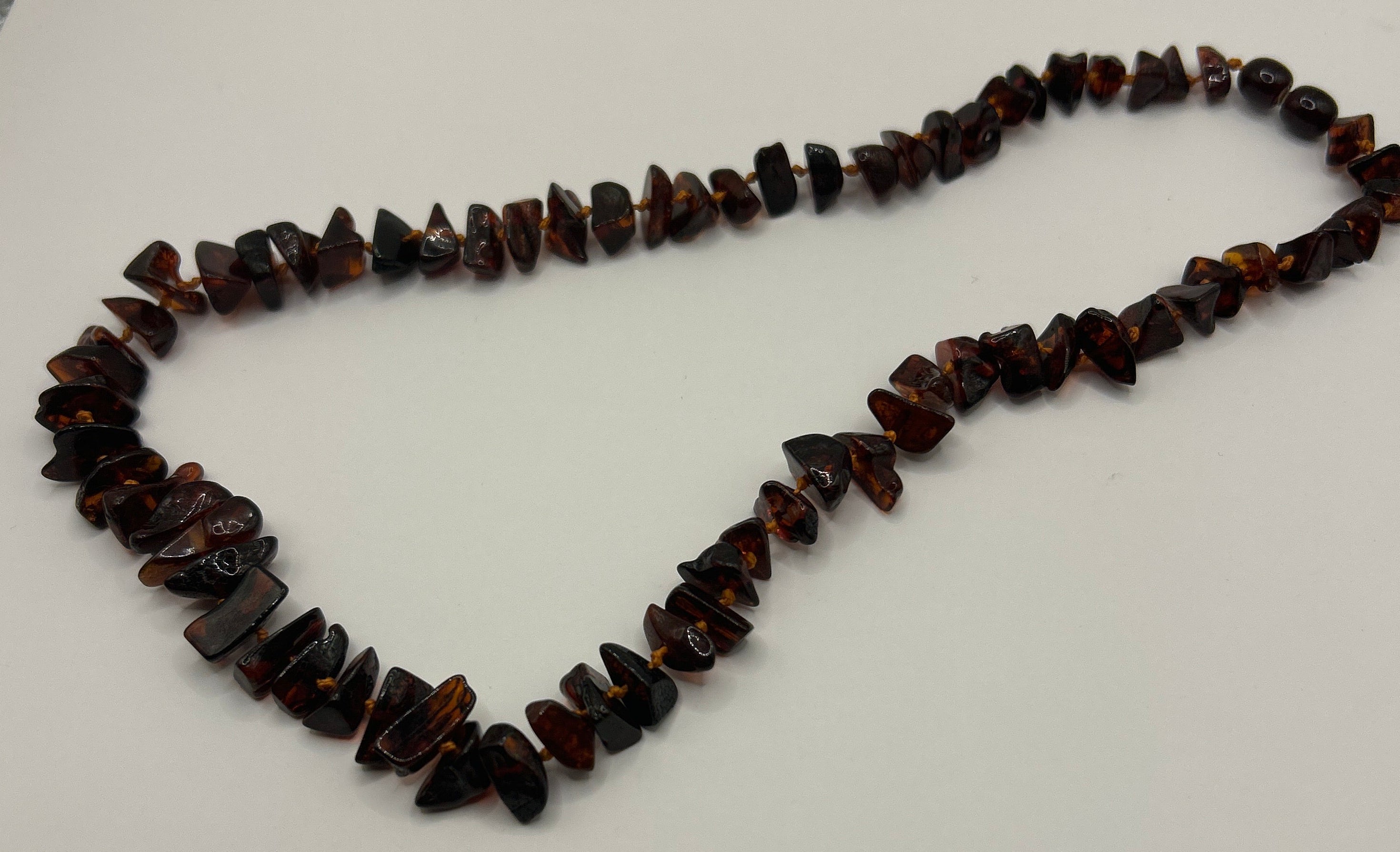Gorgeous Dark Polished Amber- Vintage
