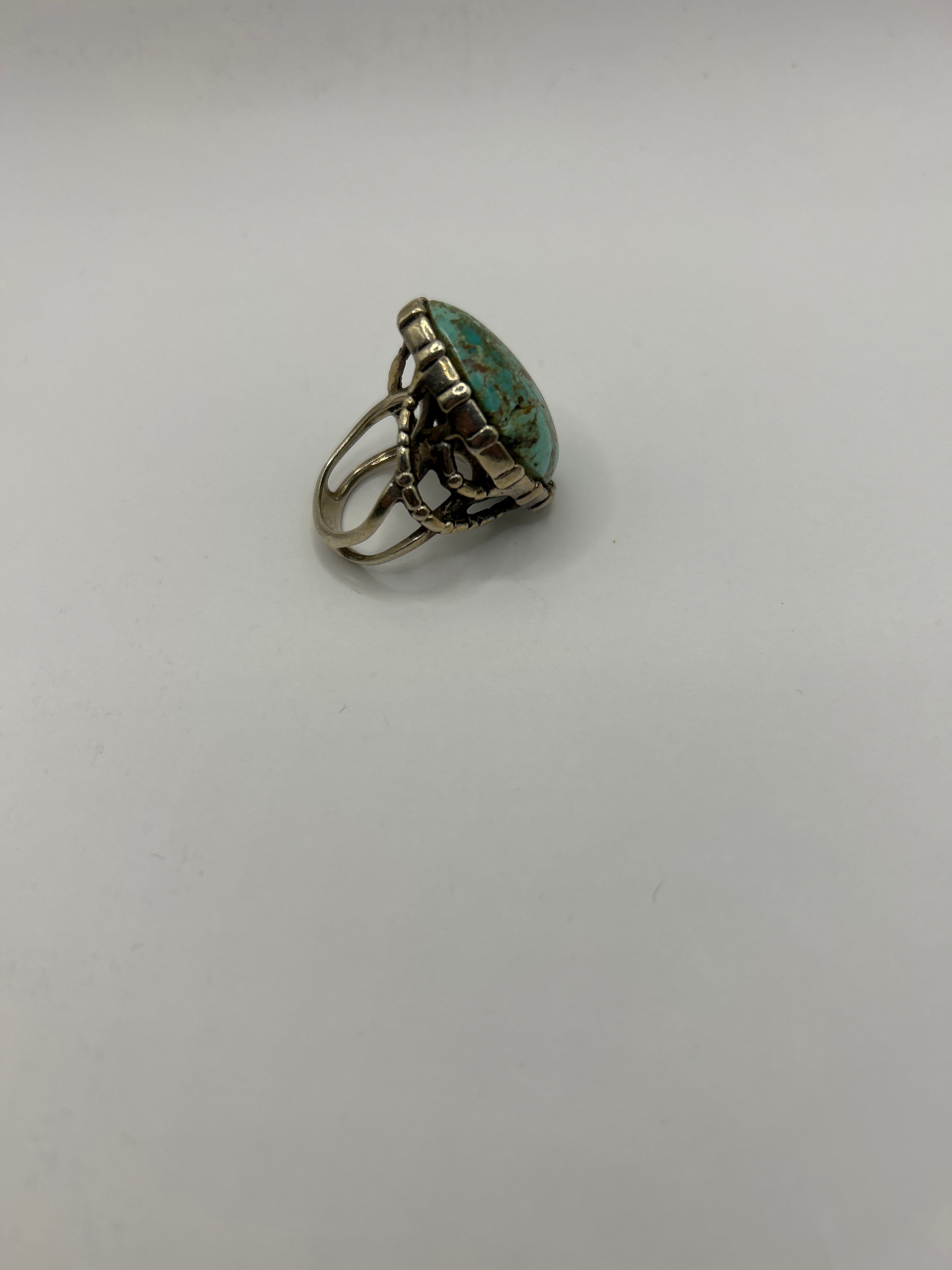 Vintage Turquoise and Sterling Ring