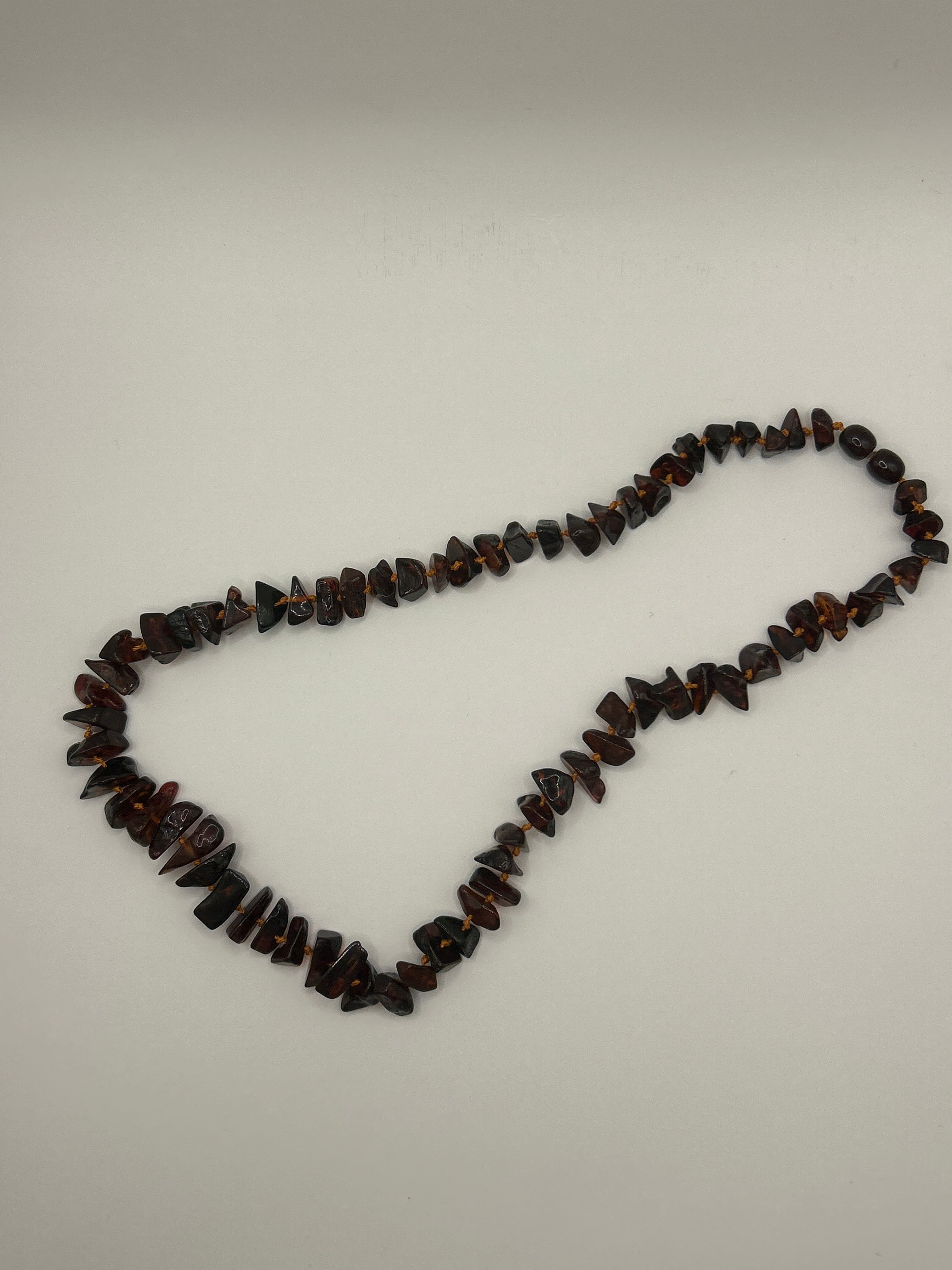 Gorgeous Dark Polished Amber- Vintage